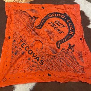 Red Tecovas Bandana